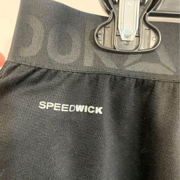 Reebok active shorts. Black with thick waist band. Size medium. Speedwick. - Picture 5 of 8